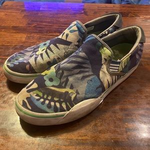 Adidas Hawaiian Print Slip on Skate shoe